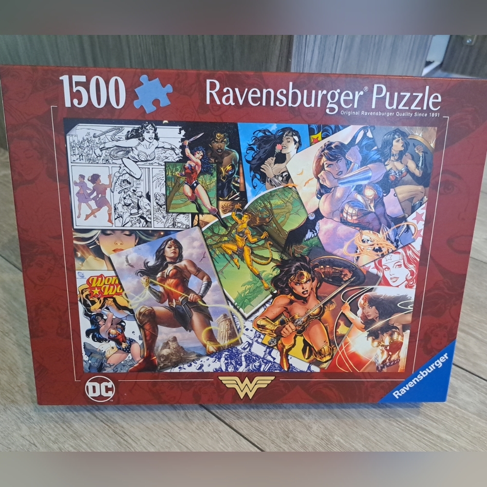 Brand New Ravensburger DC Comics Wonder Woman 1500 Piece Puzzle